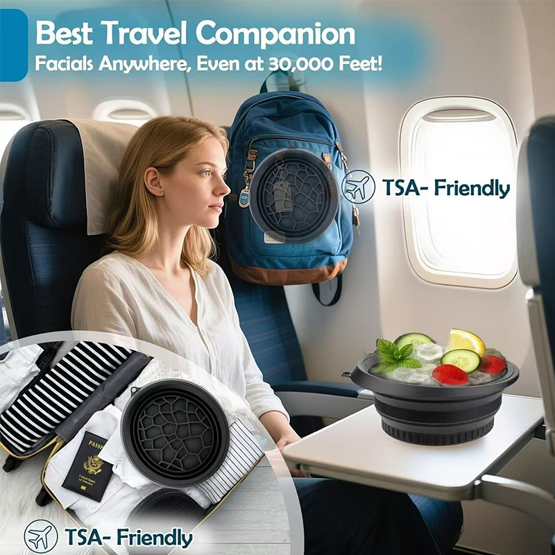 Face Ice Bath Bowl in Use